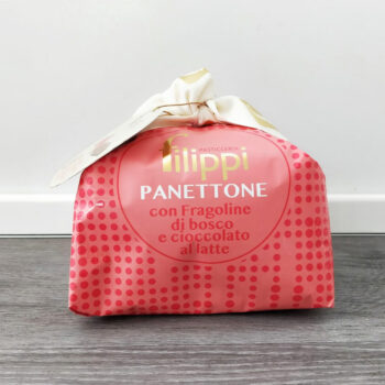 panettone fragoline di bosco e cioccolato al latte Filippi